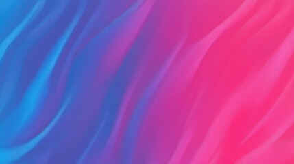 Obraz premium Abstract vibrant background featuring smooth blue and pink waves creating a dynamic visual effect suitable for modern designs