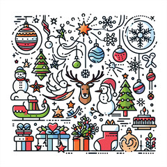 vector icon about Christmas