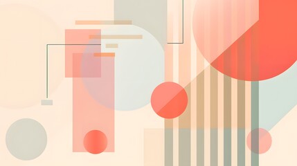 Abstract Pastel Design Wallpaper