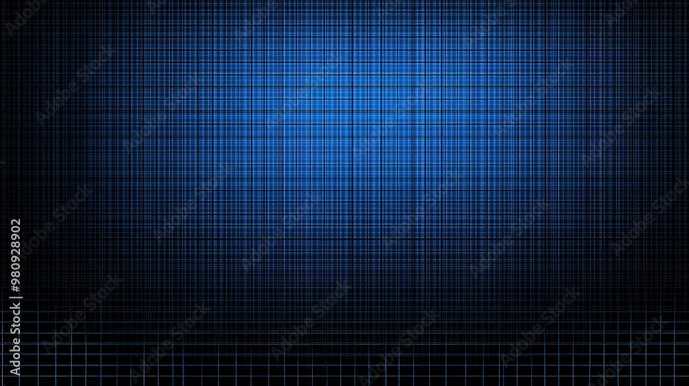Poster abstract blue grid background with subtle texture and gradient effect creating a modern visual desig