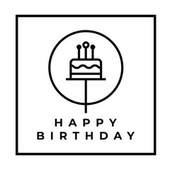 Happy birthday wish vector arts