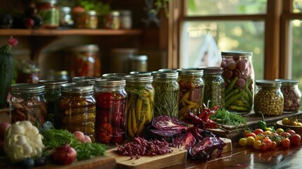 The joy of preserving foods through pickling and canning