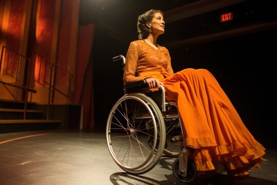 Sitting stage adult entertainment.