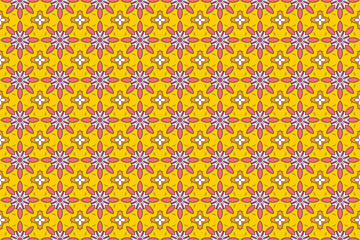 Seamless Perspective Digital Textile Symmetric Graphic Interior Fabric Texture Visual Tile Wallpaper Fashion Geometric Art Template Endless Luxury Design Shape Background Cloth Decoration Pattern.