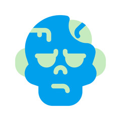 zombie duo tone icon