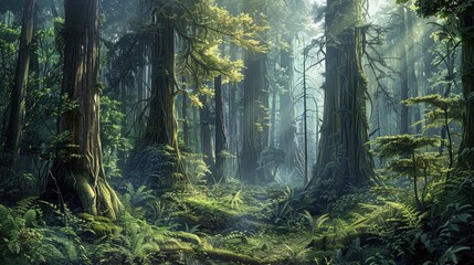 The presence of old-growth forests, which have remained undisturbed for long periods, provides valuable insights into natural forest dynamics and ecological processes.