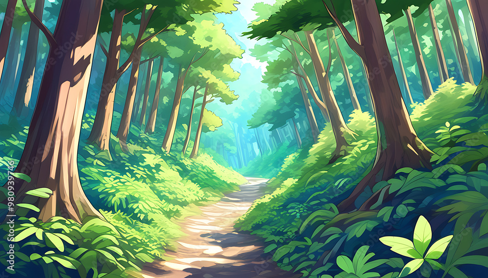 Canvas Prints explore the forest path, embracing natural beauty