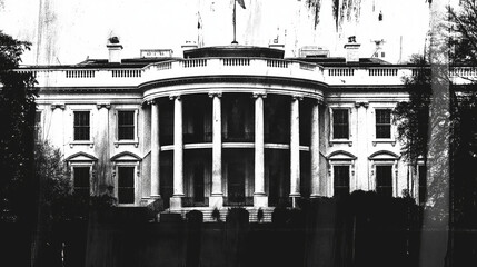 White house facade evoking political thriller mystery espionage