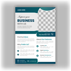 Brochure design, cover modern layout, poster, flyer in A4 with colorful triangles, Abstract vector modern, flyer design , brochure design template with magazine or flier mockup in bright colors.