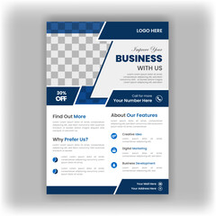 Modern colors a4 flyer template, modern business flyer template, abstract business flyer and creative  design, cover modern advertise,  in A4 with color.