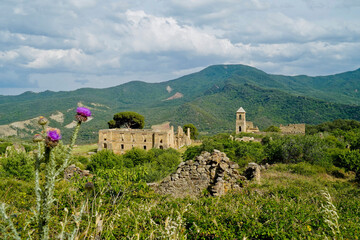 Campomaggiore vecchio, borgo fantasma,Potenza,Basilicata,Italy