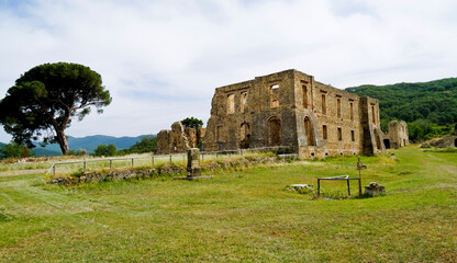 Campomaggiore vecchio, borgo fantasma,Potenza,Basilicata,Italy