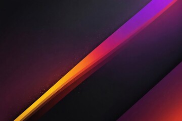 Obraz premium glowing purple red yellow orange black abstract color gradient banner poster cover design, dark grainy texture, copy space