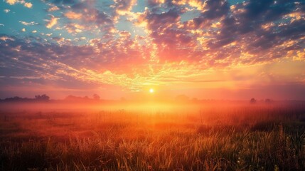 Obraz premium The symbolism of sunrise in literature and art