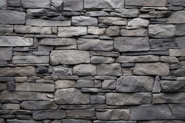 Obraz premium Grey flagstone wall architecture backgrounds rock.