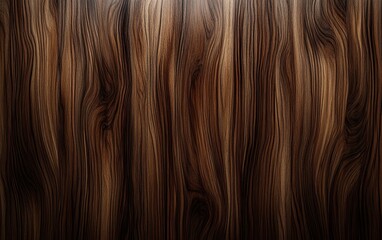 Fototapeta premium A close-up view of textured wood grain, showcasing rich brown tones and flowing patterns.