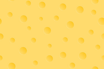 Yellow cheese pattern vector illustration