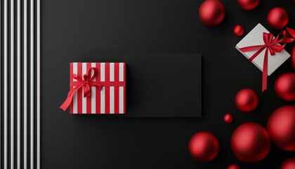 A coupon mockup featuring Black Friday deals, placed against a black background with bold, eye-catching red and white typography.