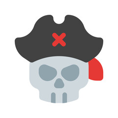 pirate flat icon