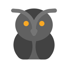 Fototapeta premium owl flat icon