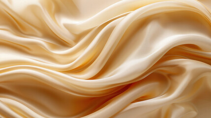 Fototapeta premium 3D rendering of silk ribbon, ribbon, technology background, abstract curve