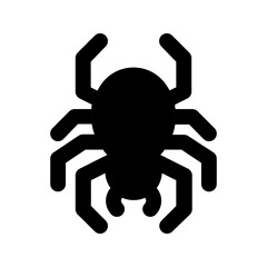 spider glyph icon