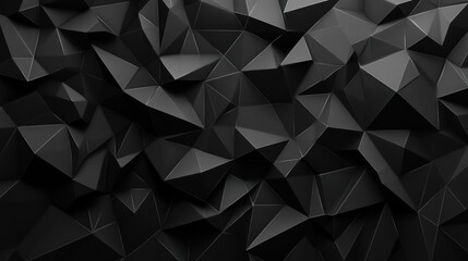 Fototapeta premium Abstract Black Triangles