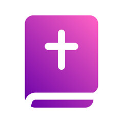Obraz premium bible gradient icon