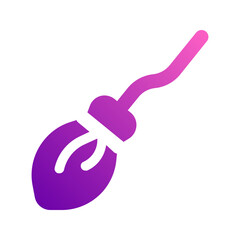 witch broom gradient icon
