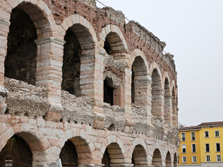 Beautiful colosseum in Verona