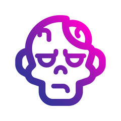 zombie gradient icon