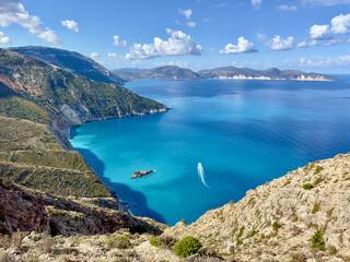 Views around the Greek island of Kefalonia 