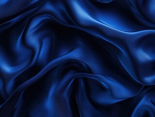 Obraz premium Dark blue silk texture