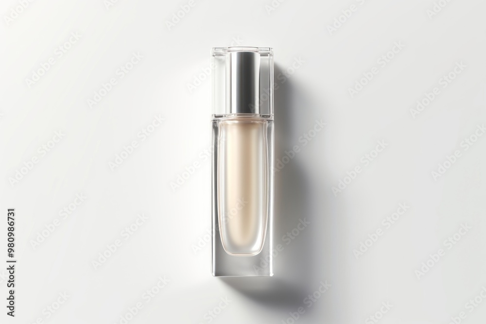 Poster Cosmetics perfume bottle beauty product.