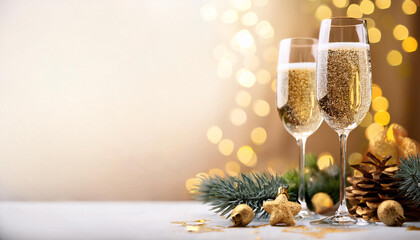 BANNER COM A LOGO 2025 ILUMINADO E CINTILANTE EM COMEMORA&Ccedil;&Atilde;O AO ANO NOVO, REVEILLON. 