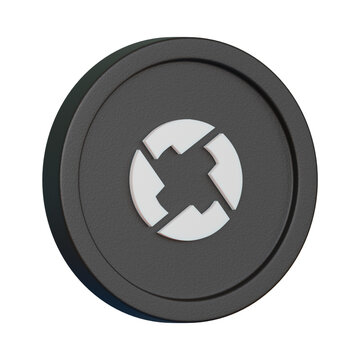 3d zrx coin icon