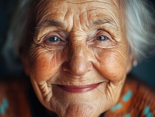 Old Woman with White Hair