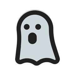 ghost outline fill icon