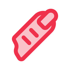finger outline fill icon
