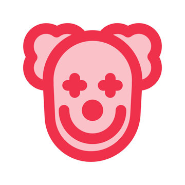 recommend clip art: clown outline fill icon