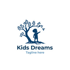 Kids dreams logo, kids logo
