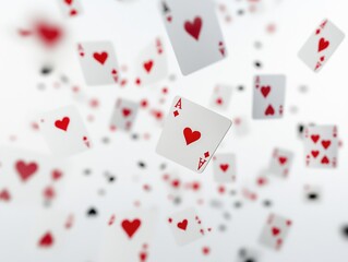 Flying Playing Cards