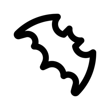 recommend clip art: bat outline color icon