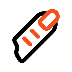 finger outline color icon