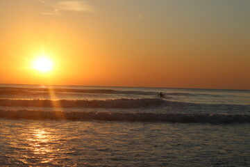 Obraz premium Sunrise at the beach