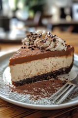 Caramel Chocolate Coffee Cheesecake