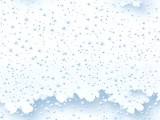 Obraz premium Clean Flat White Snow Background: Perfect Fresh Start for New Year 2025 - Ideal for Zero Waste Designs & Text - Simple Vector Illustration