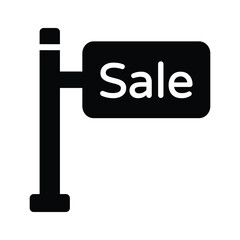 Sale board icon representing discounts and special offers