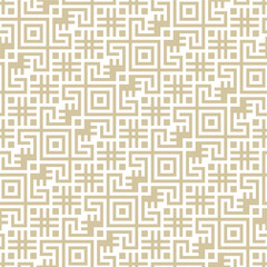 Seamless geometric abstract pattern with a Batik style