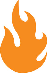 Fire icons for design. concept flame, fire, icon, vector illustration in flat style